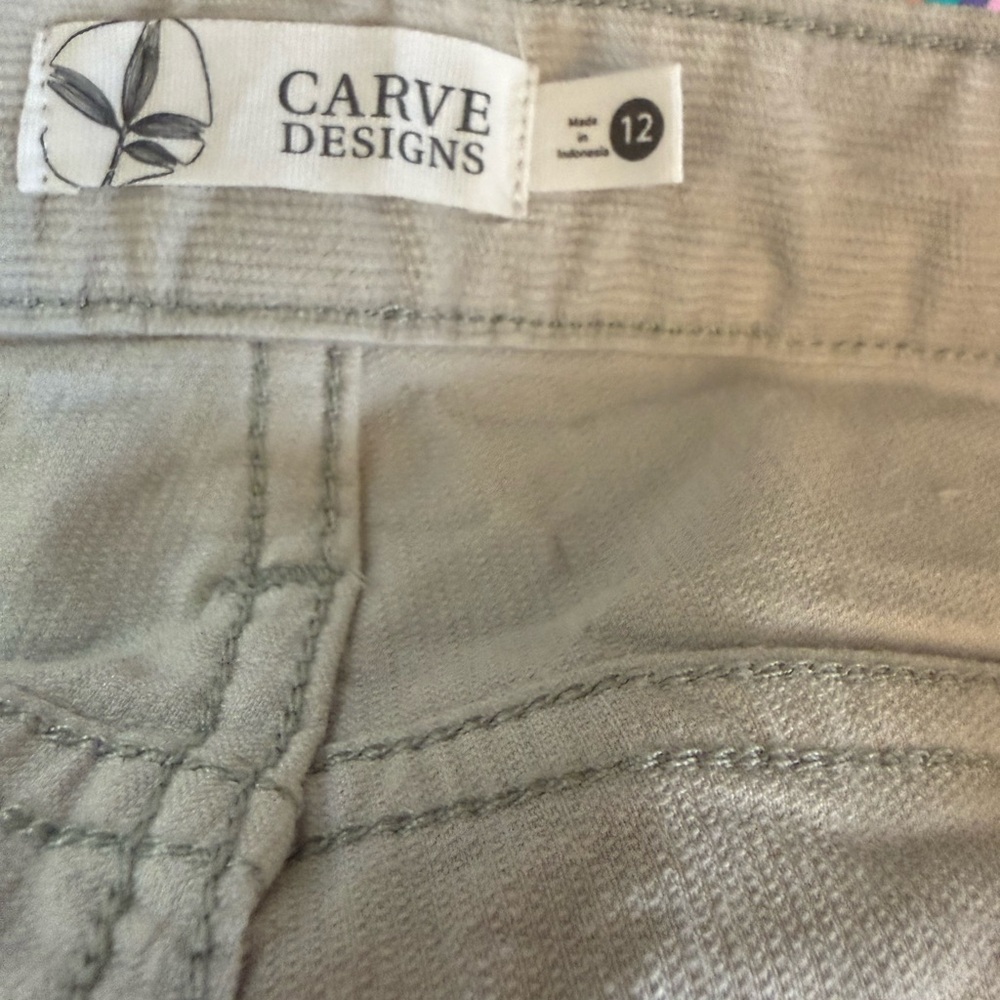 Women's NWT Carve Designs Oahu 4" Short in Quarry Size 12 - Picture 4 of 6